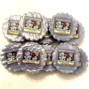 10 Yankee Candle Wax Melt Tarts GARDEN SWEET PEA --Scented Factory Sealed 8oz.